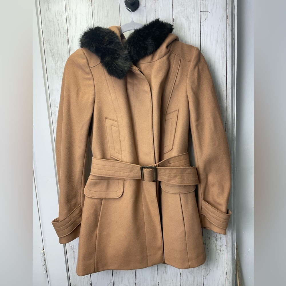 Saks Fifth avenue wool coat size 6 - Picture 2 of 16